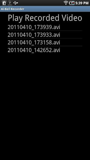 Ai-Ball AV Recorder Screenshot3