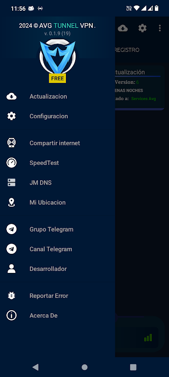 AVG TUNNEL VPN Screenshot4