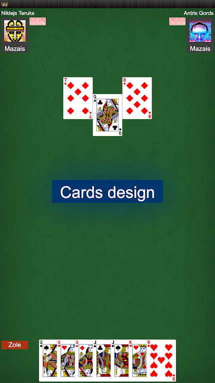 Latvian card game: RaccoonZole Screenshot4