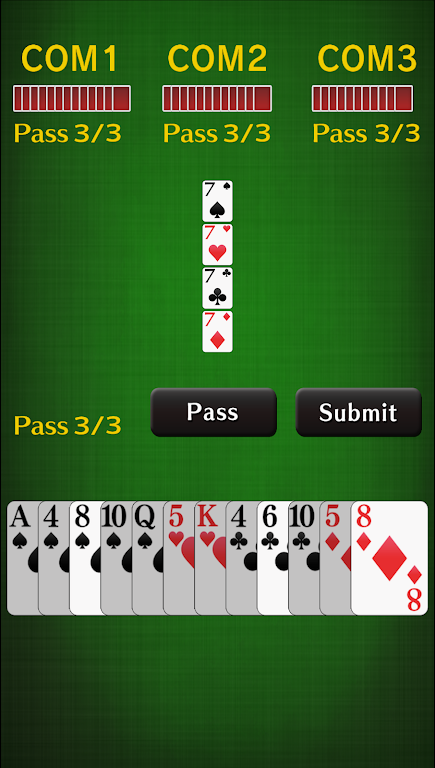 sevens [card game] Screenshot1