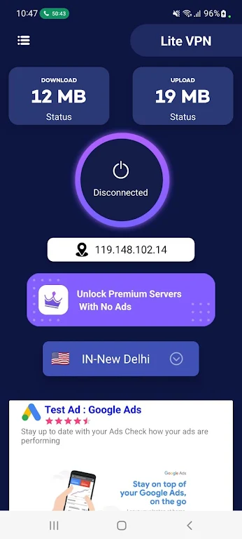 Lite Vpn fast and secure VPN Screenshot2