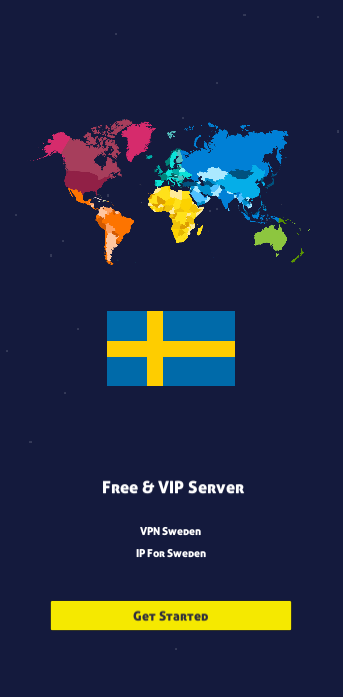 VPN Sweden - IP for Sweden Screenshot1