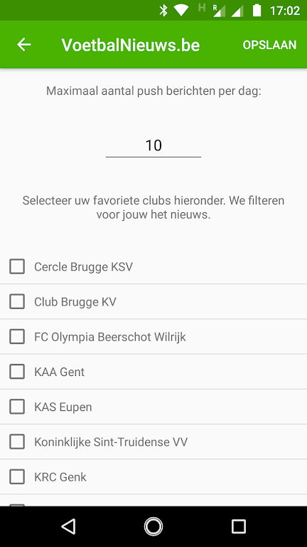 VoetbalNieuws.be Screenshot4