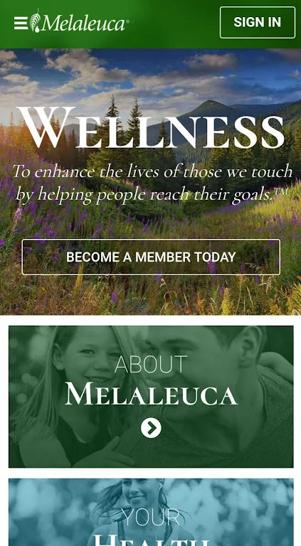 Melaleuca Login Screenshot1