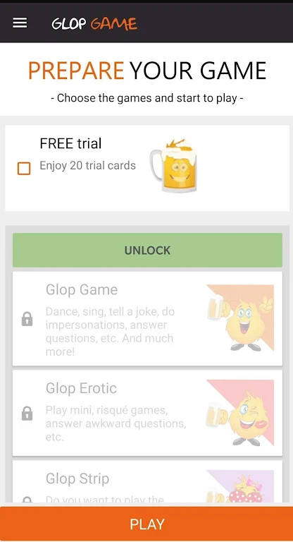 Drinking Card Game - Glop Screenshot2