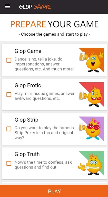 Drinking Card Game - Glop Screenshot3