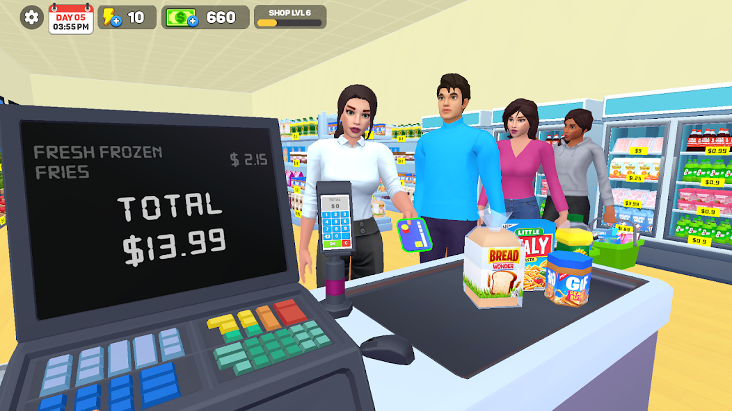 Supermarket Store 3D Simulator Mod Screenshot1