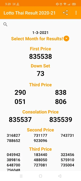 Thailand Lottery Result Today (Lotto Thai) Screenshot4