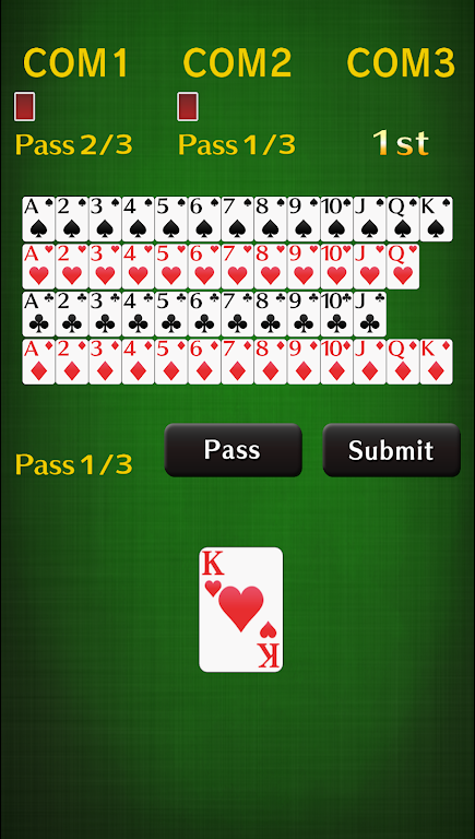 sevens [card game] Screenshot4