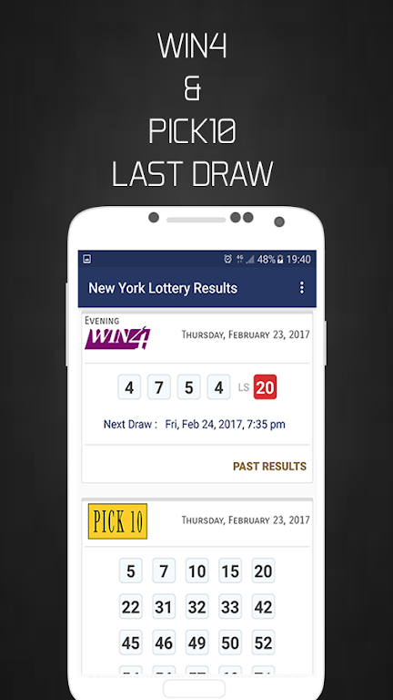 New York Lottery Results Screenshot4