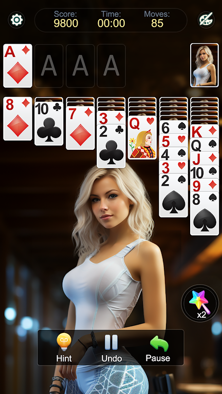 Klondike Solitaire Trip Screenshot1