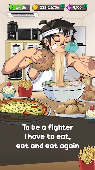 Food Fighter Clicker Games Mod Screenshot1