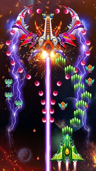 Galaxy Attack - Alien Shooter Mod Screenshot3