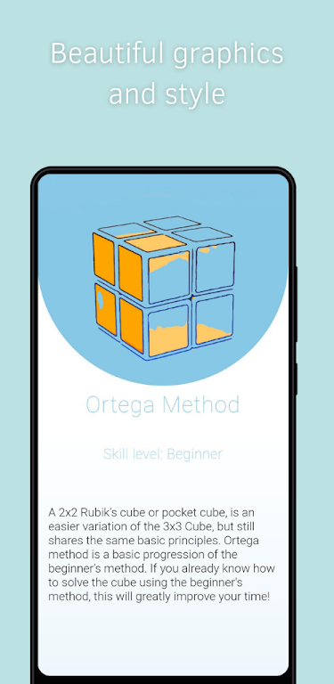 2x2 Rubiks algorithms: Ortega Screenshot3