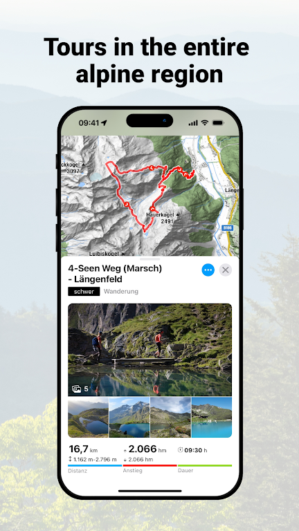 bergfex: hiking & tracking Screenshot1