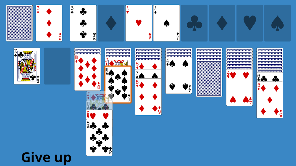 Solitaire Klondike Two Decks Screenshot3