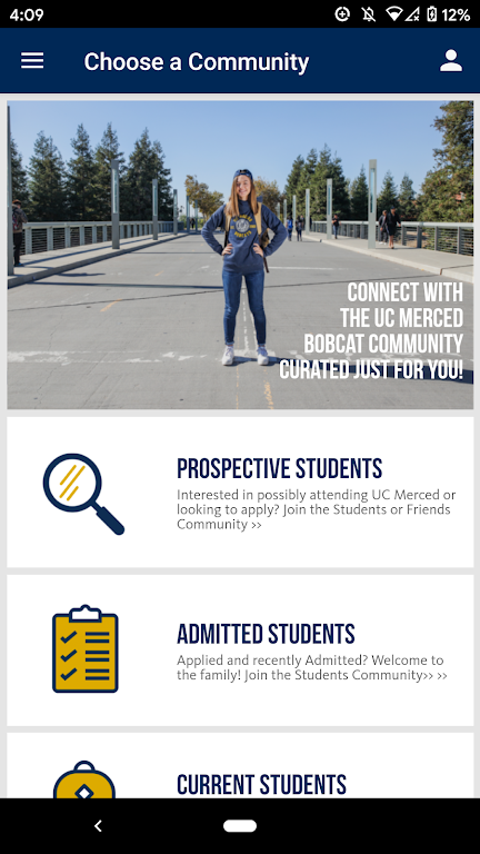 UC Merced Connect Screenshot2