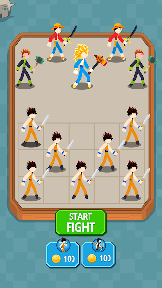 Stickman Warriors - Merge Hero Mod Screenshot3