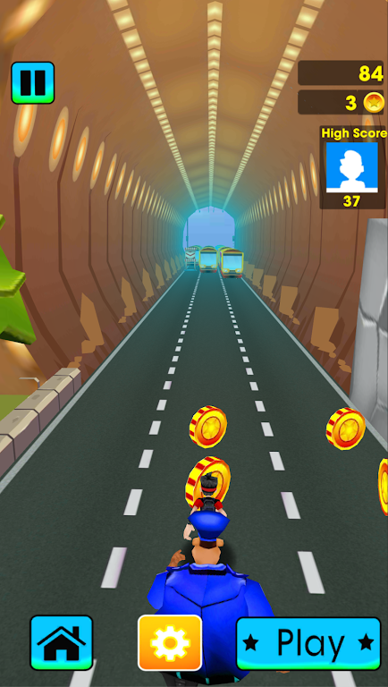 Subway Gold Boy Runner: Endles Mod Screenshot3