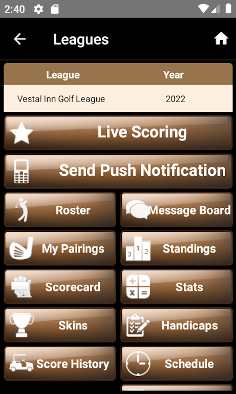 Golf Mobile Network Screenshot2