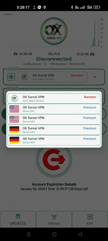 OX Tunnel VPN Screenshot3