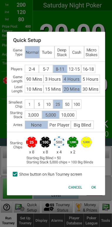 Blinds Are Up! Poker Timer Screenshot1