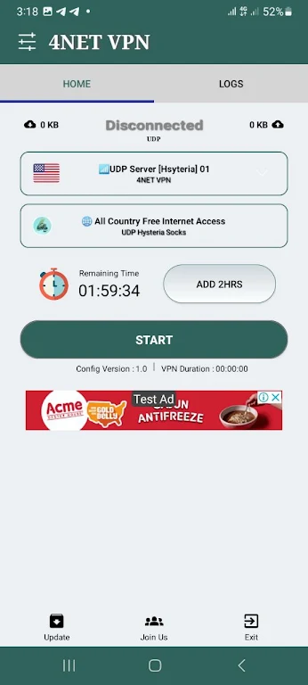 4NET VPN - Fast & Secure Screenshot1