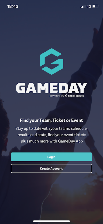 GameDay App Screenshot1