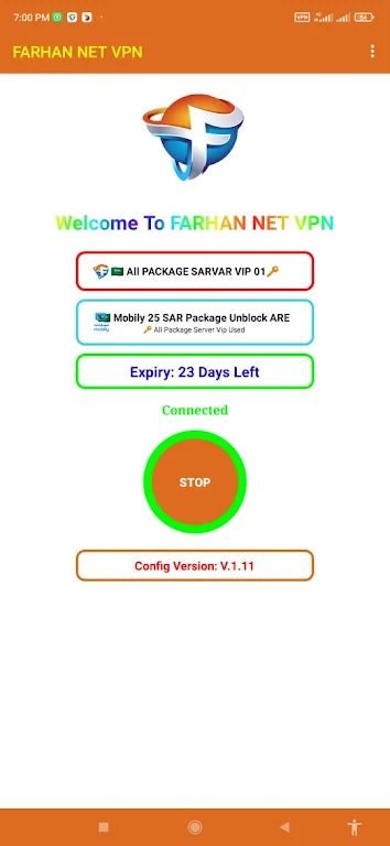 FARHAN NET VPN Screenshot2