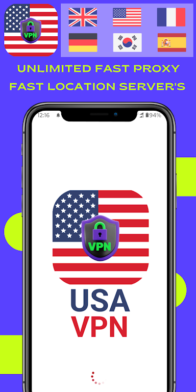 VPN USA - Secure VPN Proxy Screenshot1