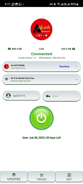 AKASH NetWork Lite - Safe VPN Screenshot2