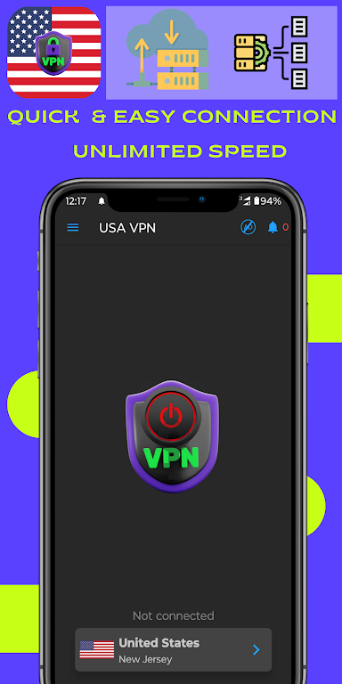 VPN USA - Secure VPN Proxy Screenshot2