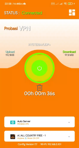 PROBASI VPN - Fast And Secure Screenshot3