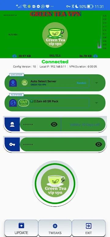 GREEN TEA VPN Screenshot3