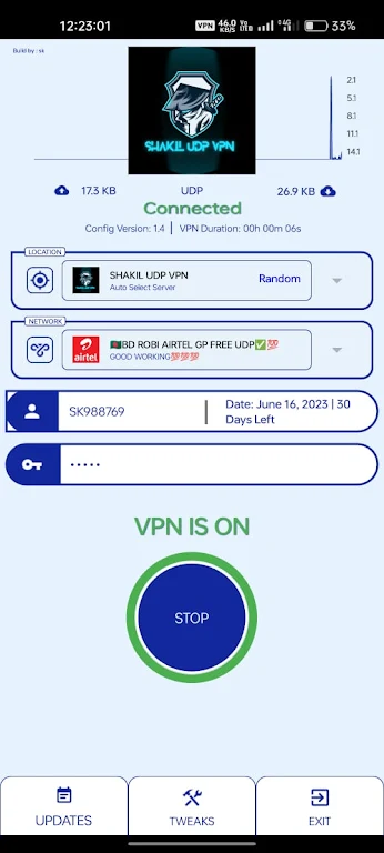 SHAKIL UDP VPN - Fast & Safe Screenshot4