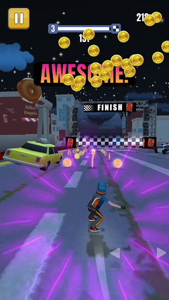 Faily Skater Street Racer Mod Screenshot2