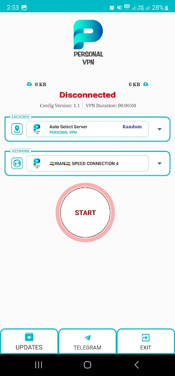 PERSONAL VPN Screenshot1