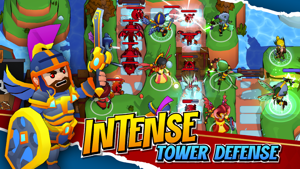 Idle Hero TD Tower Defense RPG Mod Screenshot1