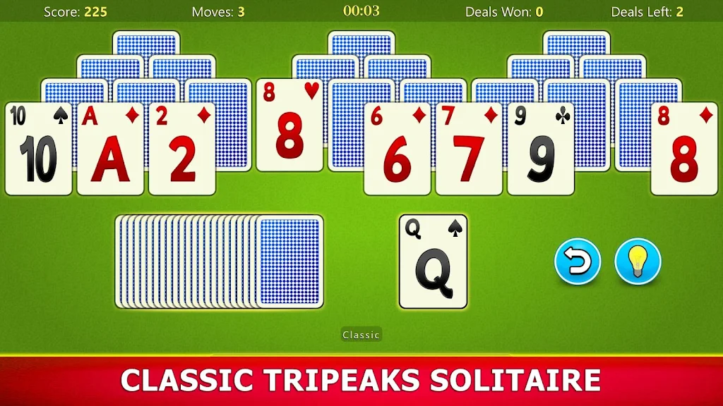 TriPeaks Solitaire Mobile Screenshot1