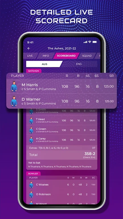 CricScore Line Guru Pro - Live Screenshot3