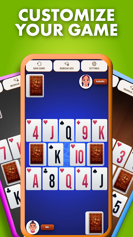 Speed Solitaire—Spit Card Game Screenshot2