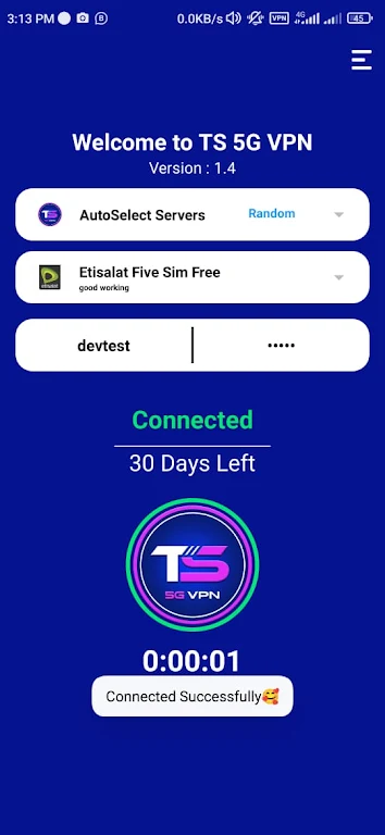 TS 5G VPN Screenshot1