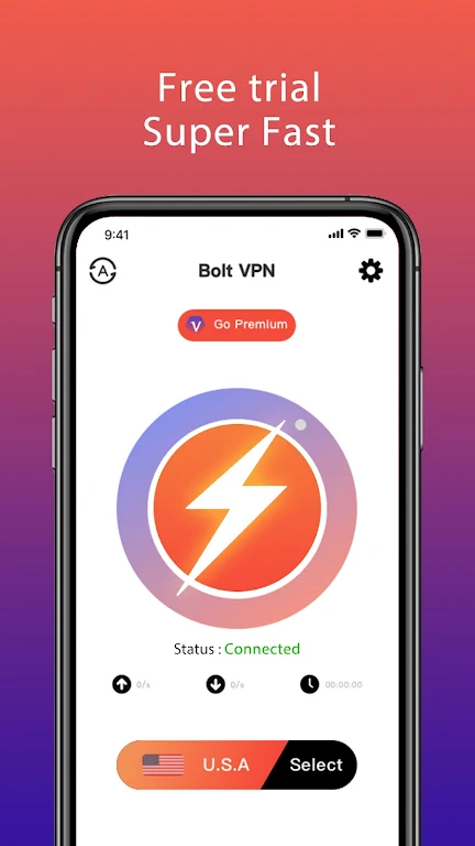 Bolt VPN - Fast & Secure Screenshot1