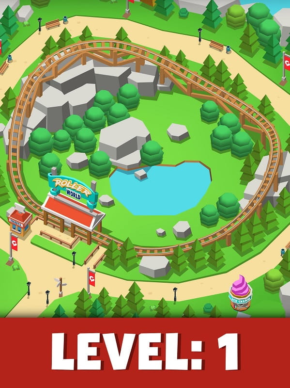 Idle Theme Park Tycoon Screenshot1