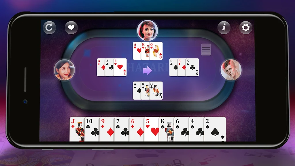 Hazari Card Game Offline Screenshot2