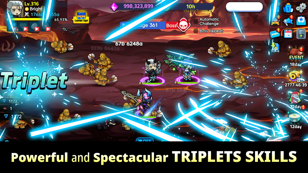 Triplet Heroes: Raising Game Mod Screenshot1