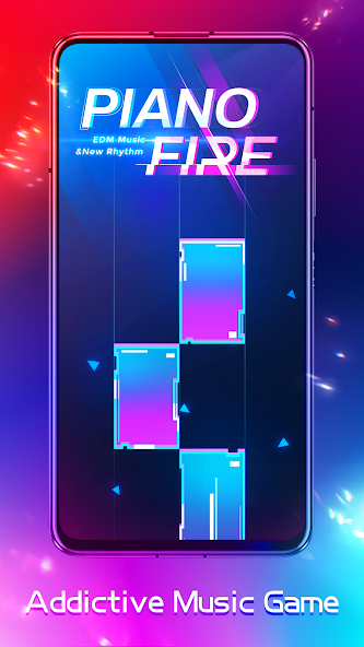 Piano Fire: Edm Music & Piano Mod Screenshot1