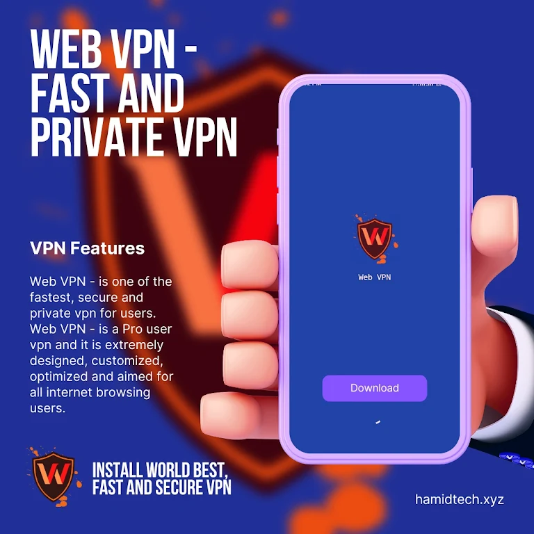 Web VPN - Fast and Private VPN Screenshot1