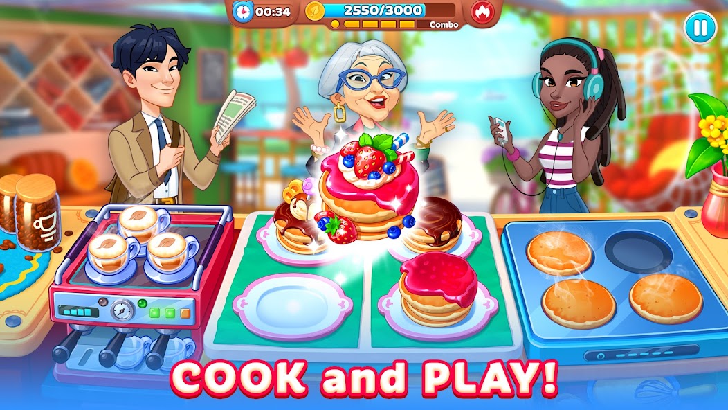 Chef & Friends: Cooking Game Mod Screenshot1