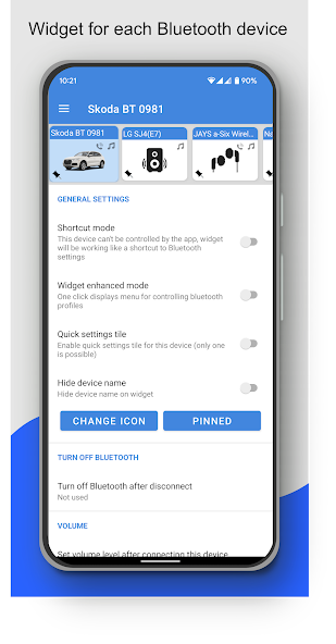 Bluetooth Audio Connect Widget Mod Screenshot2